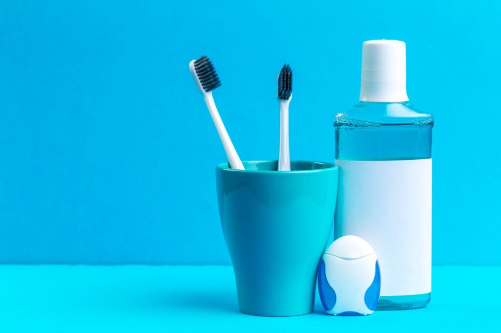 Oral hygiene tools that help prevent dental implants problems and support long-term implant care.